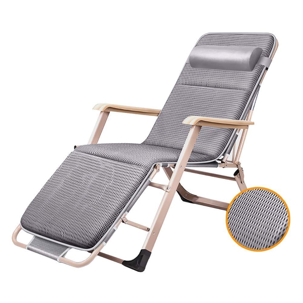 Chaise de jardin inclinable 200kg pliable confort pour extérieur