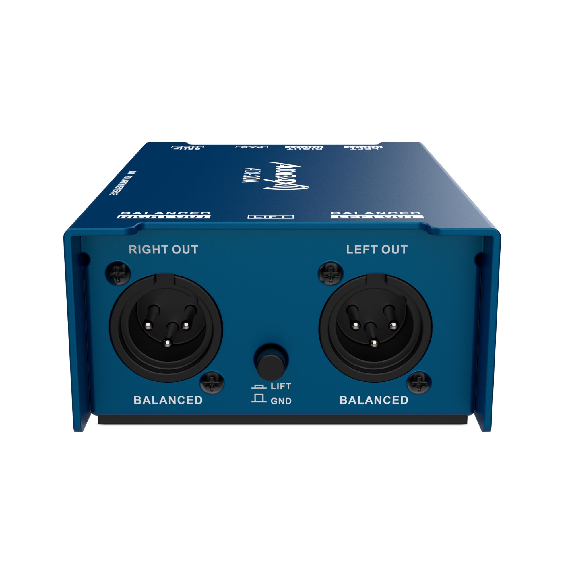Audibax ADI-20A Caja DI Activa 48V con Alimentación Phantom