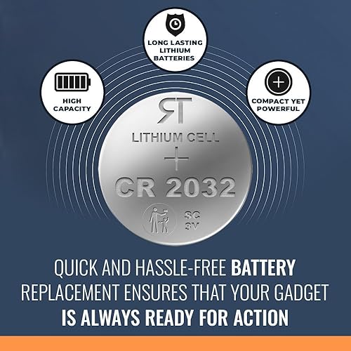 Miniatura 7 de Rome Tech Reemplazo de baterías CR2032 para llavero de automóvil compatibles con Buick Allure 2005-2019, Buick Encore 2013-2022 - Batería CR 2032
