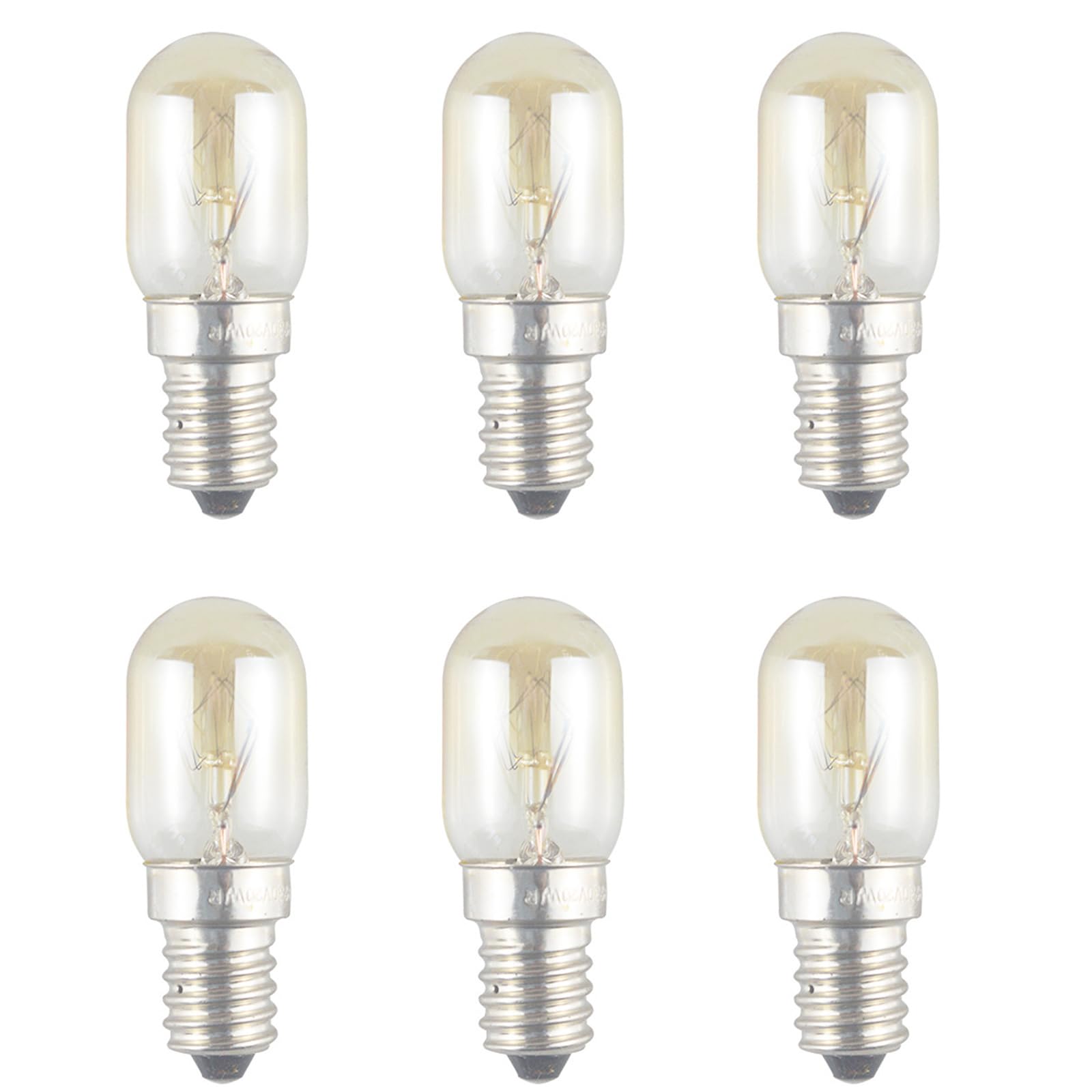 Gkyqve Multicolor Pack Of 6 Efficient 220V 20W Microwave Oven Bulb Microwave Light Lighting Solution Easy Installation