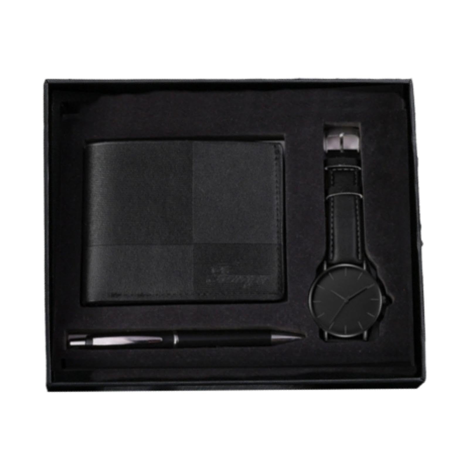 Enakshi® Men's Gift Set Elegant Modern Gift Baskets for Male Anniversary Father's Day Black-image-46