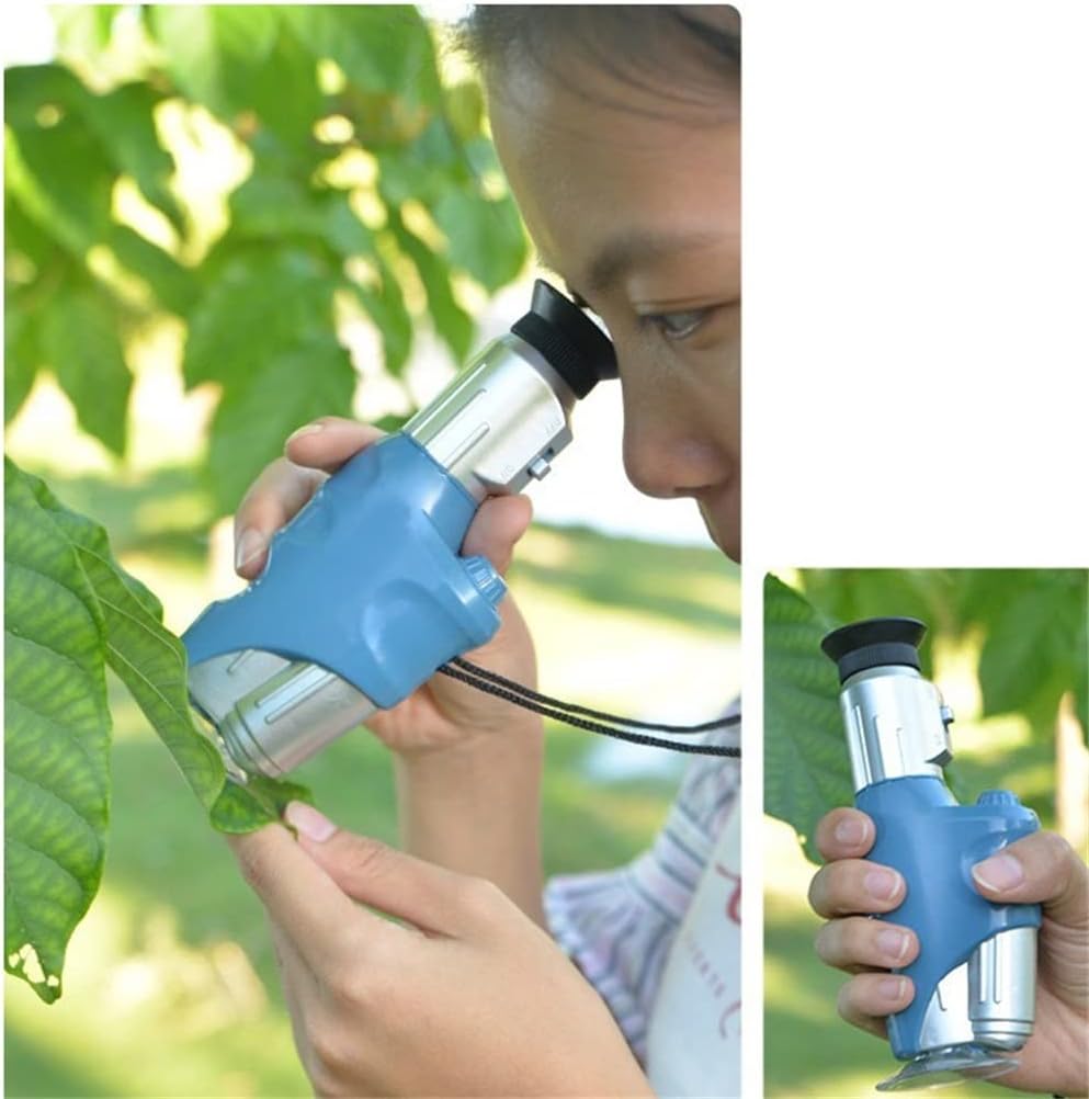 Portable High-Definition Microscope Handheld Scientific Experimental Equipment Set