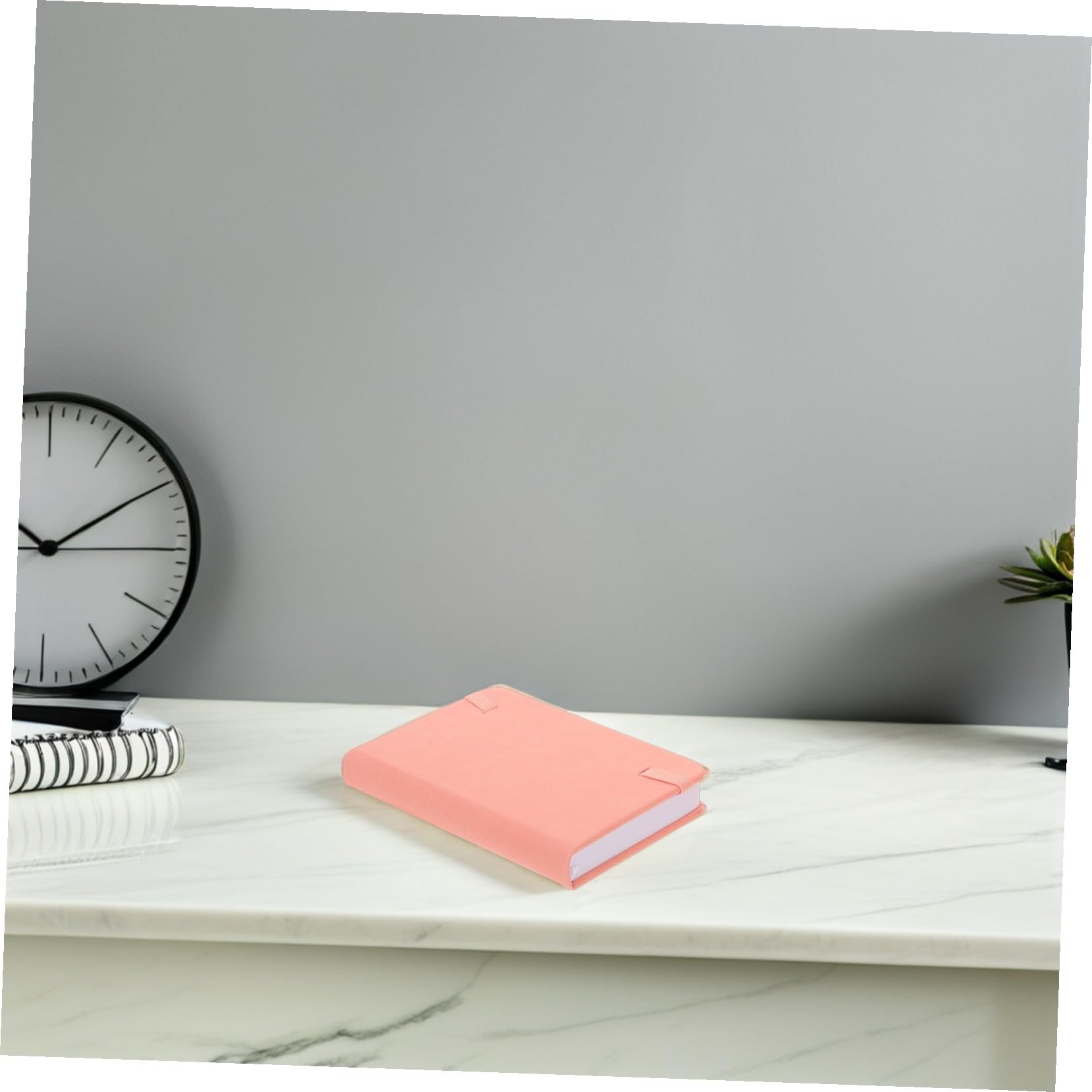 Zerodeko 10 Stück Kleiner Notizbücher A7 Rosa aus Pu Leder mit Papier | Tragbares Notizbuch, Minimalistischer Tagesplaner für Büro und Reisen, Schulanfang Party