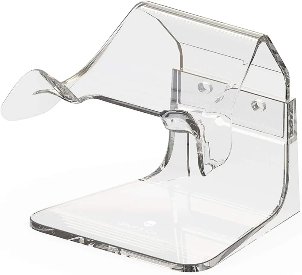 Skull & Co. Phantom Stand : Support de Contrôleur Support Montage Mural Compatible avec Manettes PS5 - Transparent