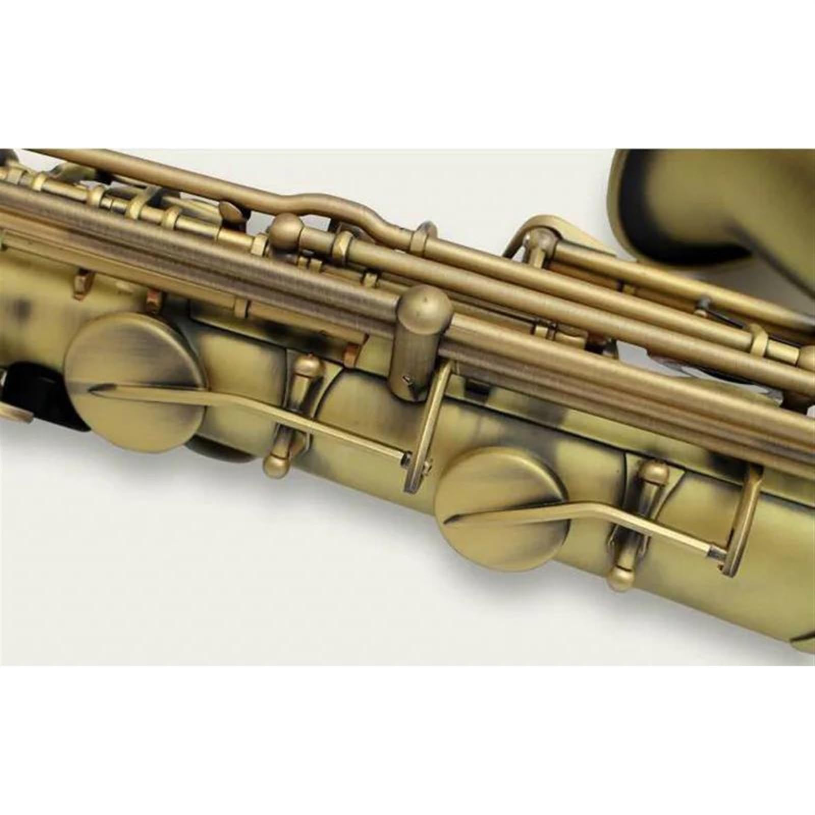 Profesjonalny Saksofon Tenorowy Bb Z Mosiądzu, Matowy, Zabytkowy Saksofon Do Instrumentów Muzycznych Z Etui Na Ustnik profesjonalny Saksofon