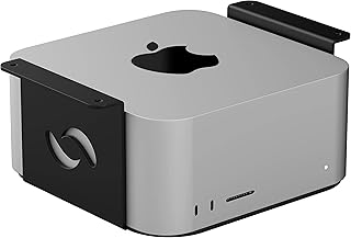 HumanCentric Under Desk Mount Compatible with Mac Studio Mount, Secure or Hide Your Mac Studio Under Desk with an Apple Mac Studio Mount, Desk Mounting Stand for Apple Studio Mount, Mac Studio Mount