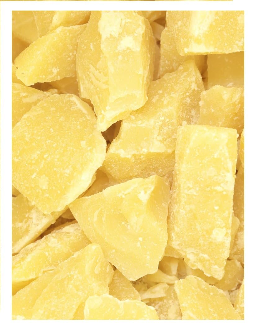 Crazy Sutra Natural Pure Unrefined Beeswax for Candle Making | Triple Filtered Light Yellow Beeswax Pellets | Ideal for DIY Candles and Crafts (200g)