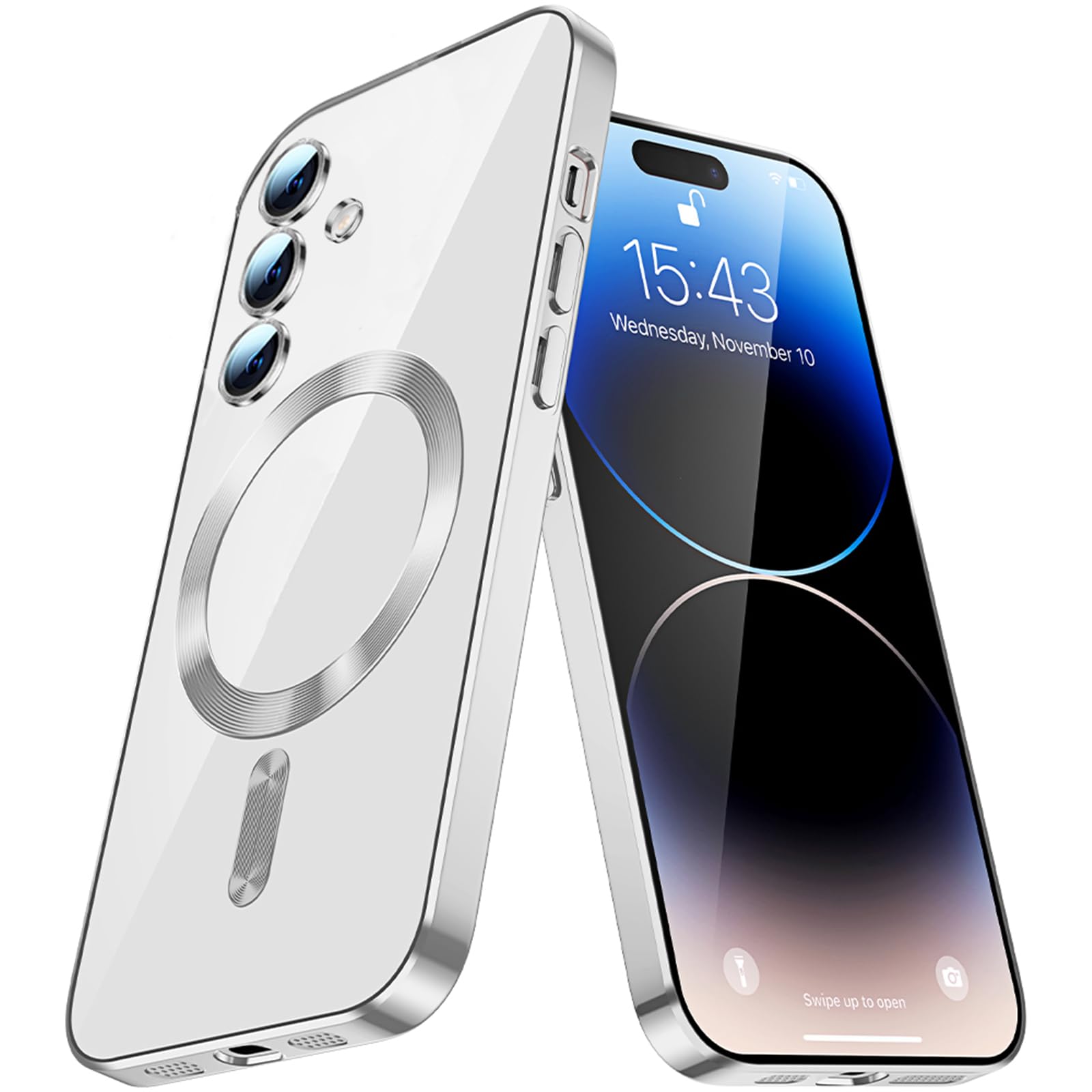 Étui Samsung Galaxy Note 20 antichoc transparent compatible chargeur induction sans fil