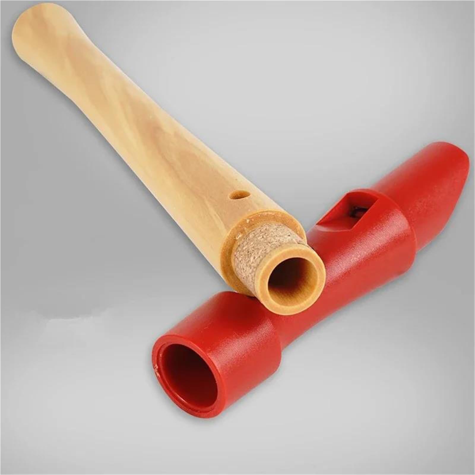 Flauto Dolce Soprano Verticale In Legno A 8 Fori Tedesco/inglese | Il suono del flauto è brillante, morbido, bello e preciso.(Semi-wood)