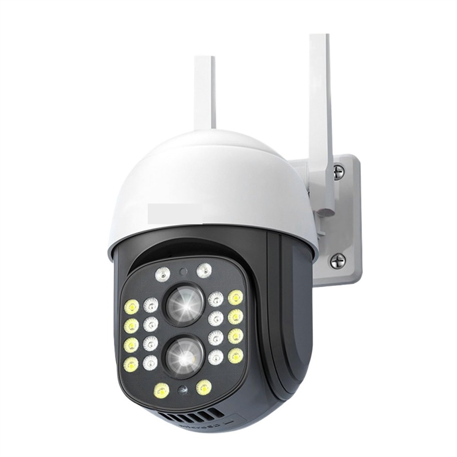 Caméra de sécurité, Caméra IP extérieure 4K 8MP avec Zoom Optique 10X Surveillance à Double Objectif caméra de Surveillance sécurité vidéo CCTV 4MP(8MP Add 32G Card)