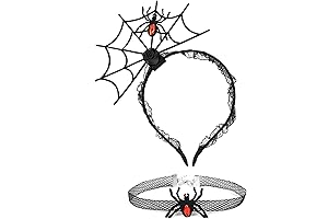 JIANGLAI Halloween Costumes Accessories for Women: Creepy-crawly Glam