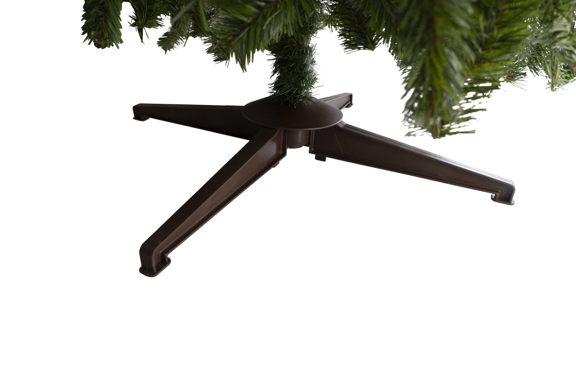 Dmora - Sapin de Noël 150 cm Plaine, Pin Artificiel, Arbre à Effet réel, Sapin de Noël, Made in Italy, 100x100 h150 cm, Vert