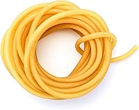 Vista 2 de QWORK 33FT 3/8" OD 1/4" ID Natural látex caucho tubo DIY tubo para el hogar, laboratorio