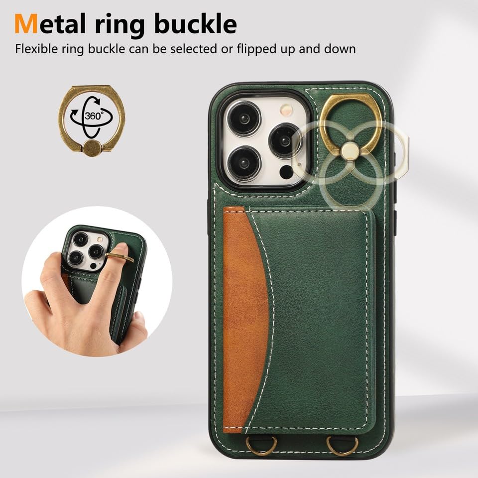 Pour iPhone 15 (6,1 pouces (couleur : noir) étui en cuir durable avec rabat magnétique pour smartphones