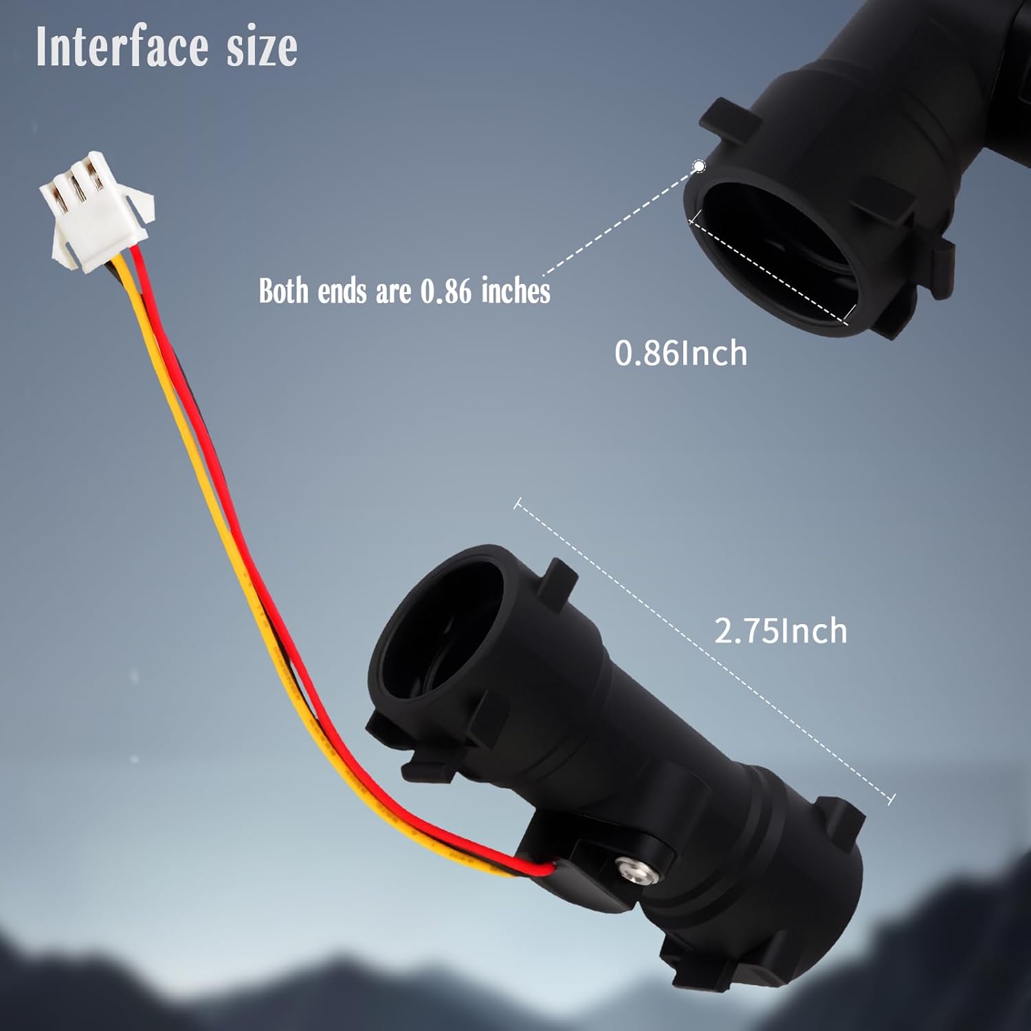 Water Flow Sensor Compatible with CAMPLUX Ranein Recpro Girard FOGATTI Furrion RV Water Heater and Gas tankless Water Heater
