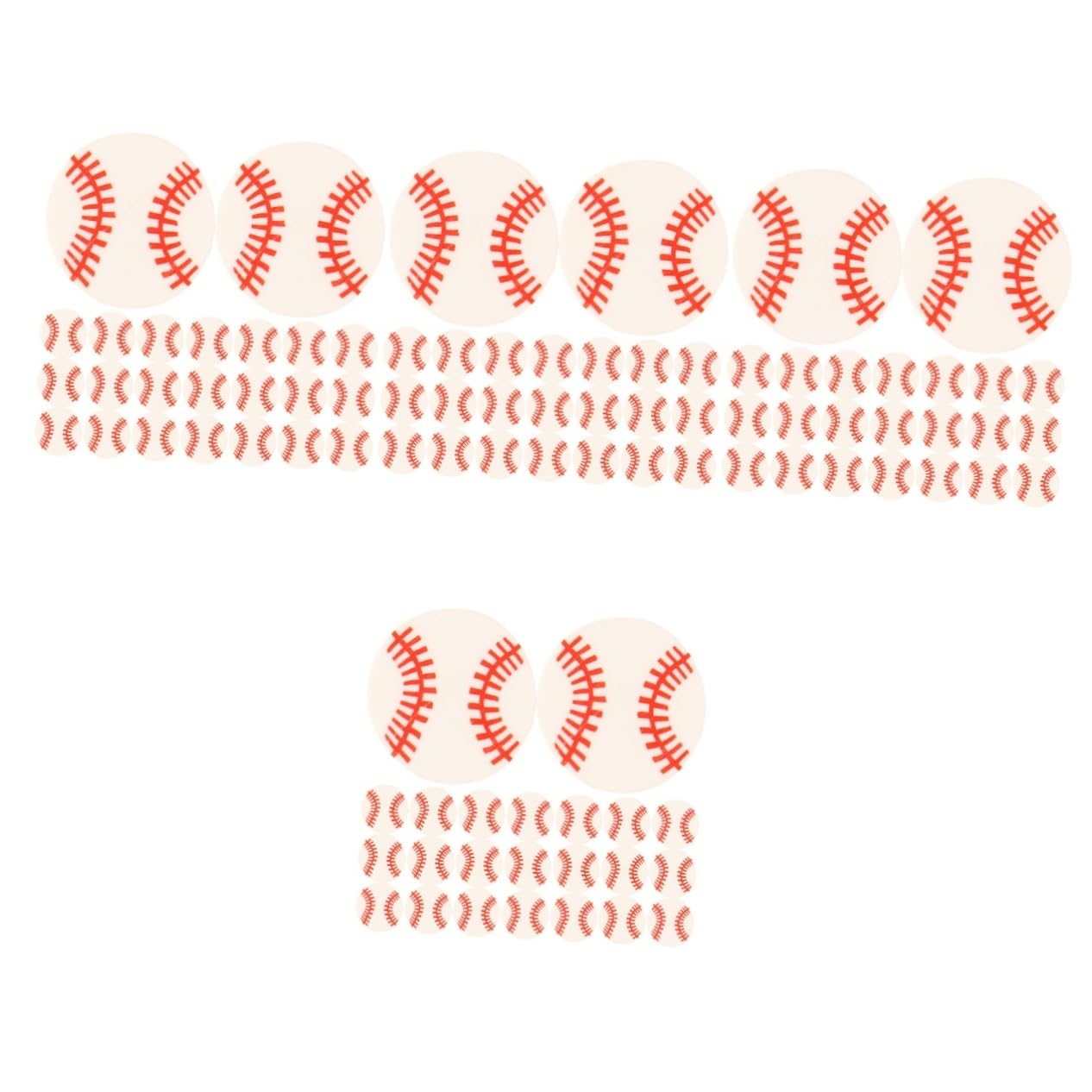 SHINEOFI 400 Piezas cuentas de beisbol pulsera de cuentas de bricolaje cuentas de bolas de deportes diy pulseras abalorios pulseras encantos de cuentas de bricolaje perlas de diseño redondo