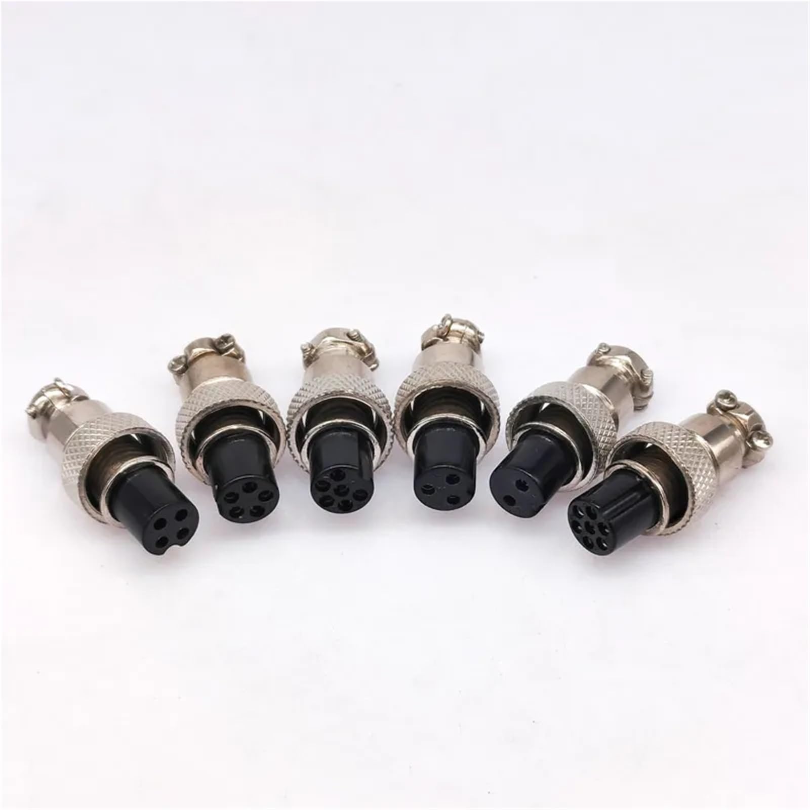 Conector de cable GX12 de 5 pines y hembra de 7/16 pulgadas 8