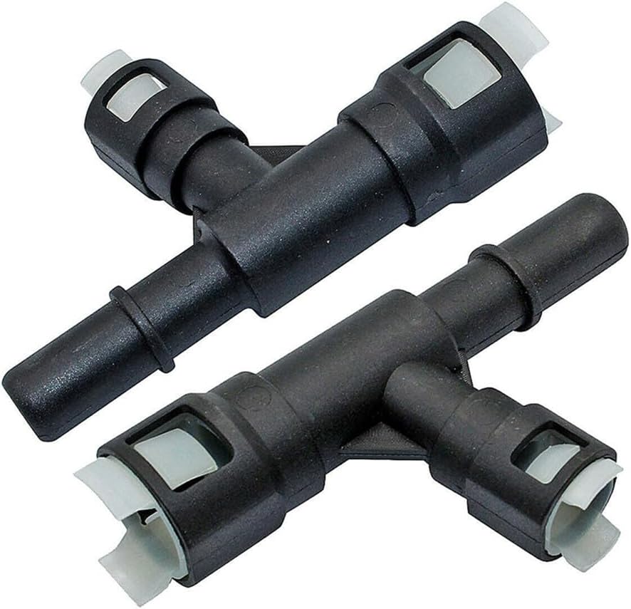 2PCS Heater Hose Connector Kit for Cadillac Escalade & Chevy Tahoe - Replaces OEM 800-414, 15055342, 19130058 - Coolant Hose Fitting Adapter