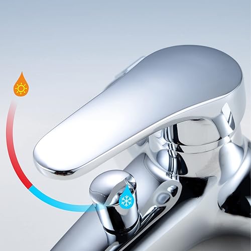 Miniatura 5 de Grifo de bañera con grifo de baño oculto con ducha de mano multifunción latón cromado grifo de ducha monomando grifos mezcladores para agua caliente