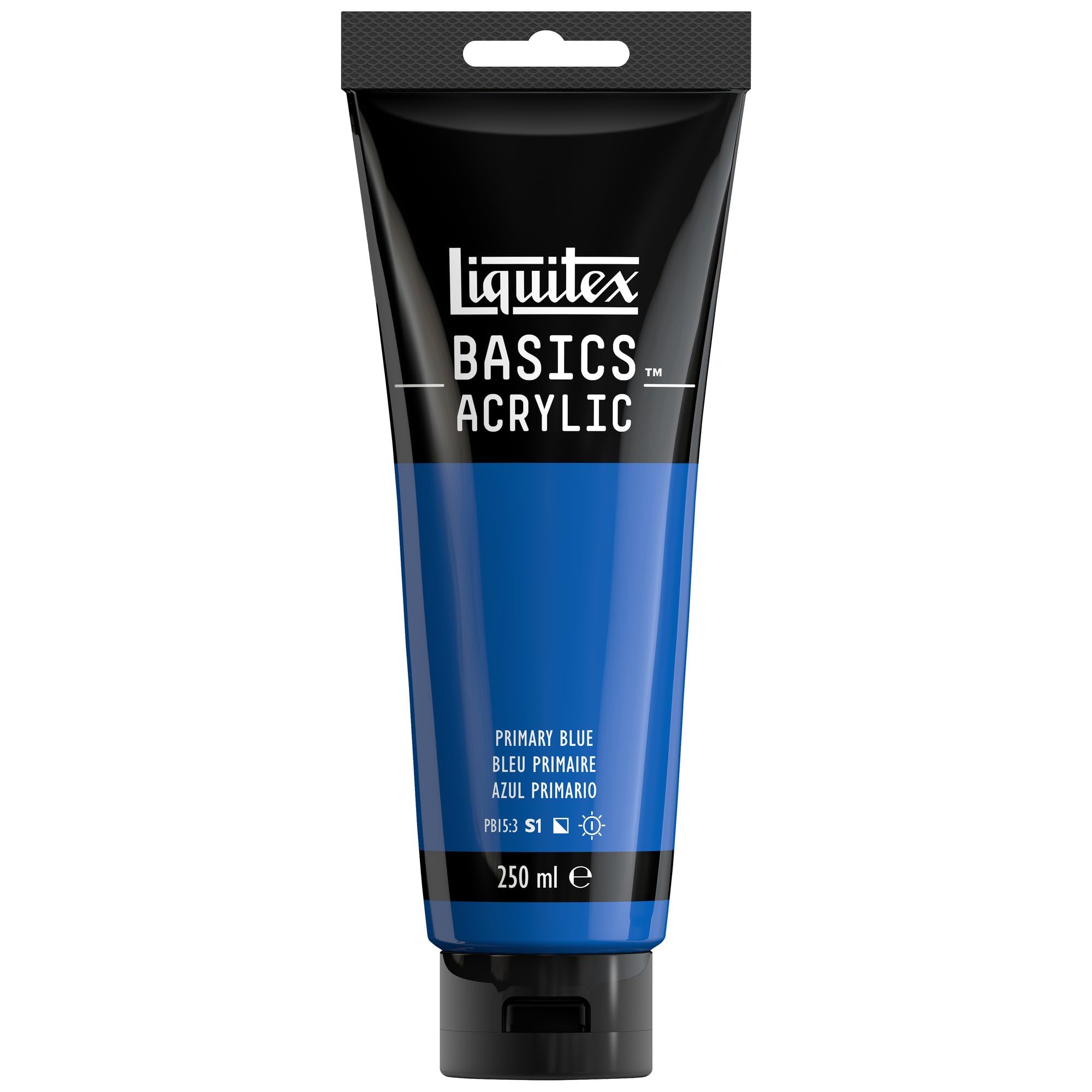 LIQUITEX Basics Acrylic Paint, Primary Blue, 250 ml Tube