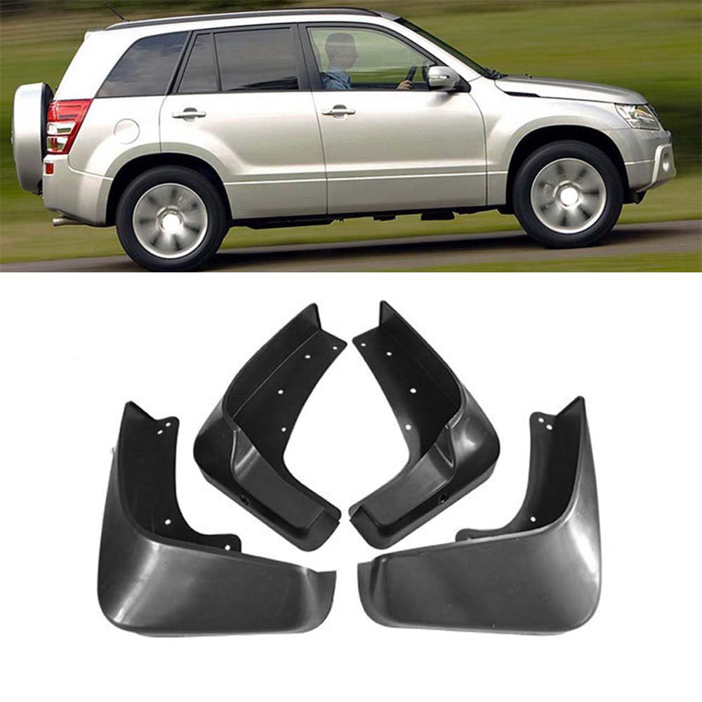 RJQXZXGQ Car Mud Flaps, for 2005-2015 old model Suzuki VITARA Front & Rear Car Mud Flaps, Splashproof Tough Auto Splash Guards Fenders