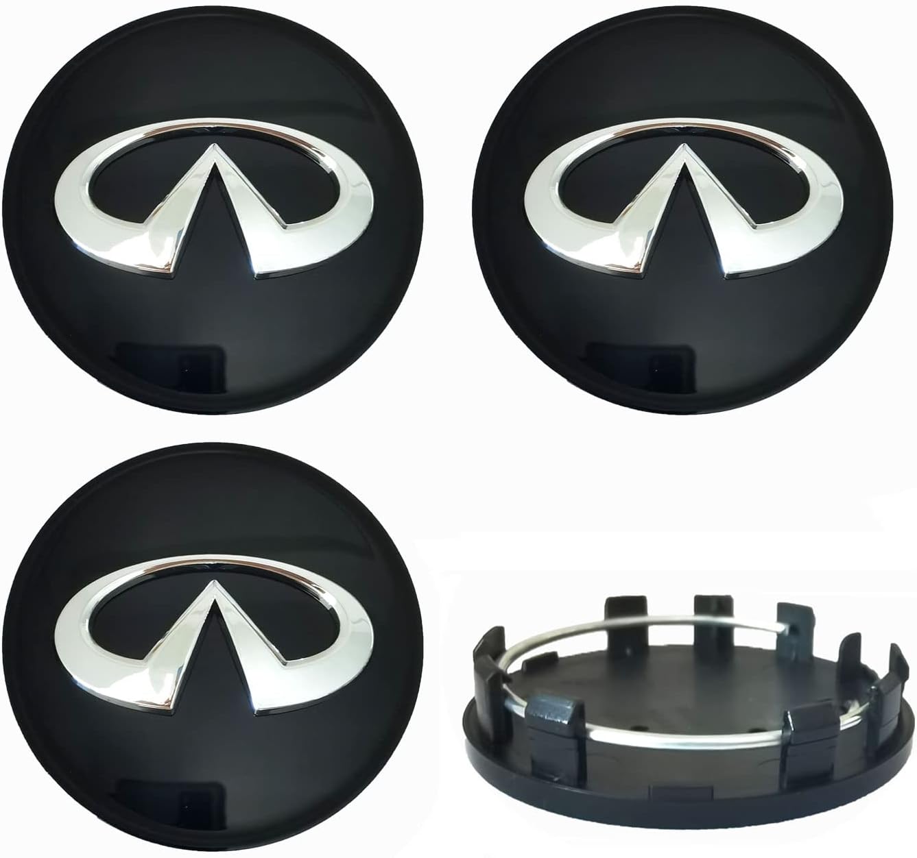 4PCS for Infiniti Wheel Center Caps, 62mm Rim Wheel Center