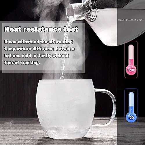 Miniatura 5 de Bunhut Glass Tea Cup with Infuser and Lid,500ml (17oz) Borosilicate Glass Tea Mugs with Infuser and Lid for Loose Leaf Tea,Glass Tea Cups with