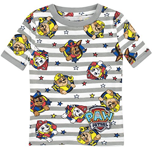 Paw Patrol Boys' Chase Marshall and Rubble Pajamas2
