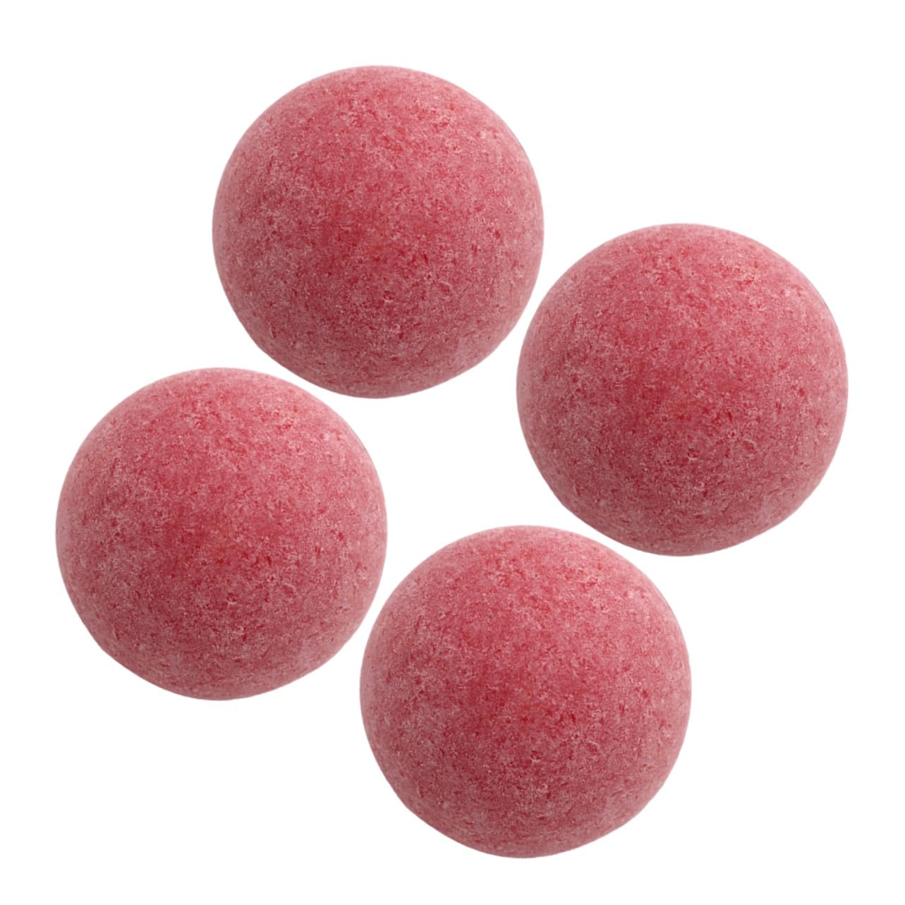 CONGARTENO Set of 4 Red Matte Foosball Balls Table Football Replacement Balls Resin Material Tournament Size for Home School Leisure Fun