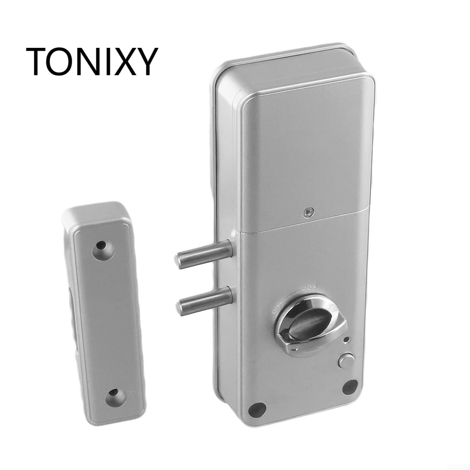 Cerradura de Puerta Invisible Inteligente Cerradura de Seguridad electrónica con Control de aplicación Tuya y desbloqueo de Tarjeta para Puertas de Madera Prevención de Ladrones en Interiores