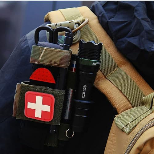 Miniatura 3 de 1000D (Molle Tourniquet Pouch Holder + Shear + Pen) Cinturón táctico Trauma Juego de bolsa de cizalla médica