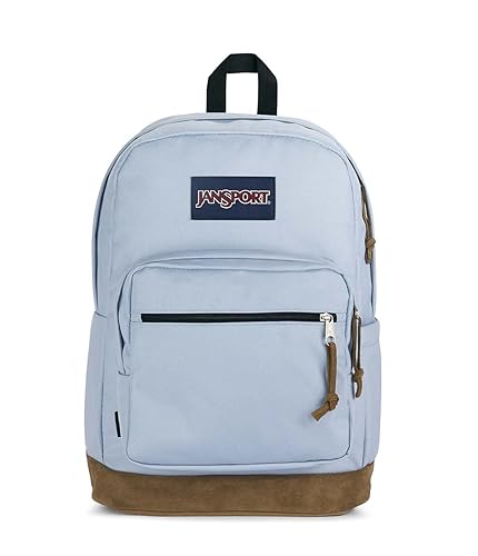 JanSport Right Pack Backpack - Durable Daypack with Padded 15" Laptop Sleeve, Spacious Main Compartment & Integrated Water Bottle Pocket - Blue Dusk