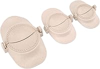 Vista 1 de Dumpling Maker, Multi-Size Empanadas Press Set, 3-Piece Kitchen Tool with Different Sizes for Cooking, Baking, and Home Use (Wooden Design)
