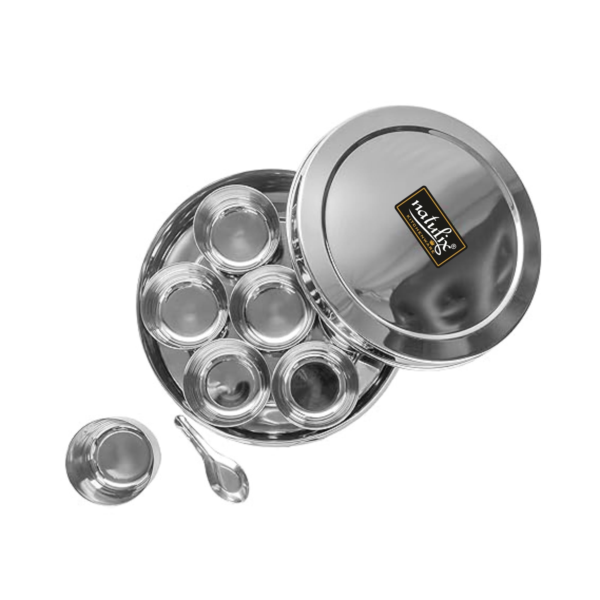 Stainless Steel Spice Box - NATULIX Masala Container -5
