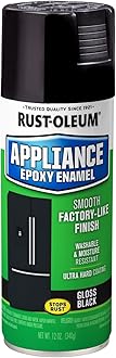 Rust-Oleum 7886830 Specialty Appliance Epoxy Spray Paint, 12 oz, Black