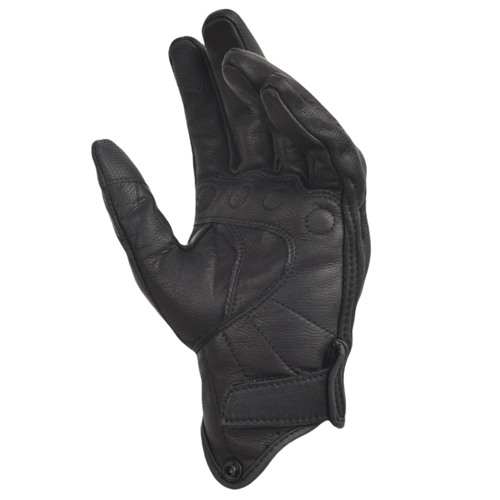 Rękawice outdoorowe rękawice motocyklowe skórzane rękawice do jazdy silnikiem pełne palce dla mężczyzn rękawice motocrossowe czarne