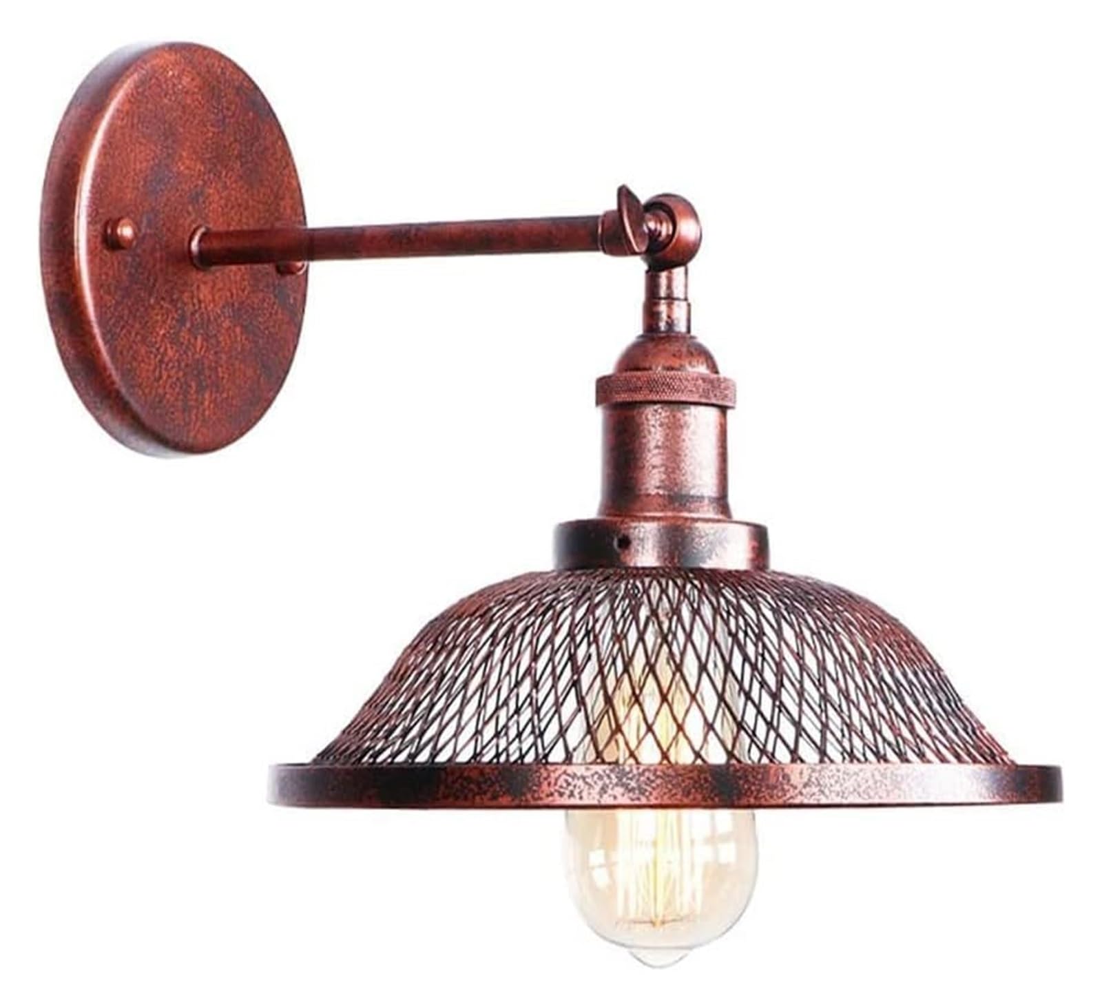 HXYSXHJUO Wall Lamp Vintage Sconces Swing Arm Antique Hallway Sconce Lighting E27 Industrial Lights for Bedroom,Living Room,Bar,Farmhouse,Hallway (Size : Style C)