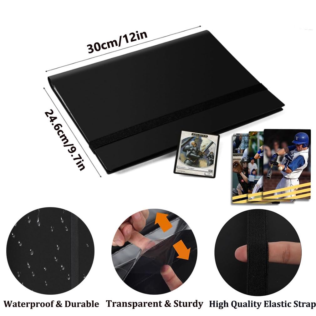 9-Pocket Trading Card Binder, 360 Pockets Collectible Trading Card Album - Image 2