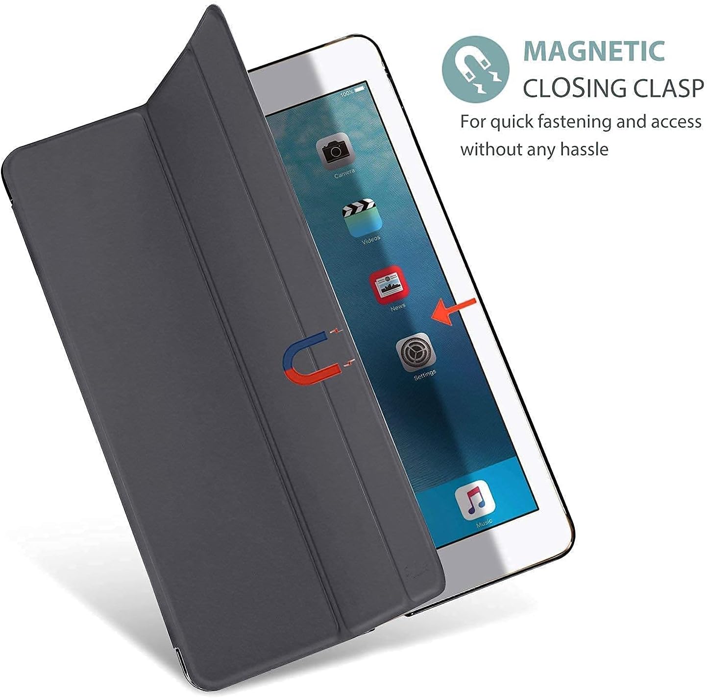 ProCase iPad 10.5 Case 2019 and 2017 iPad 3rd Generation Slim Lightweight Stand Hard Case Bundle with Pencil Holder Sticker for Apple Pencil 1st and 2nd Gen