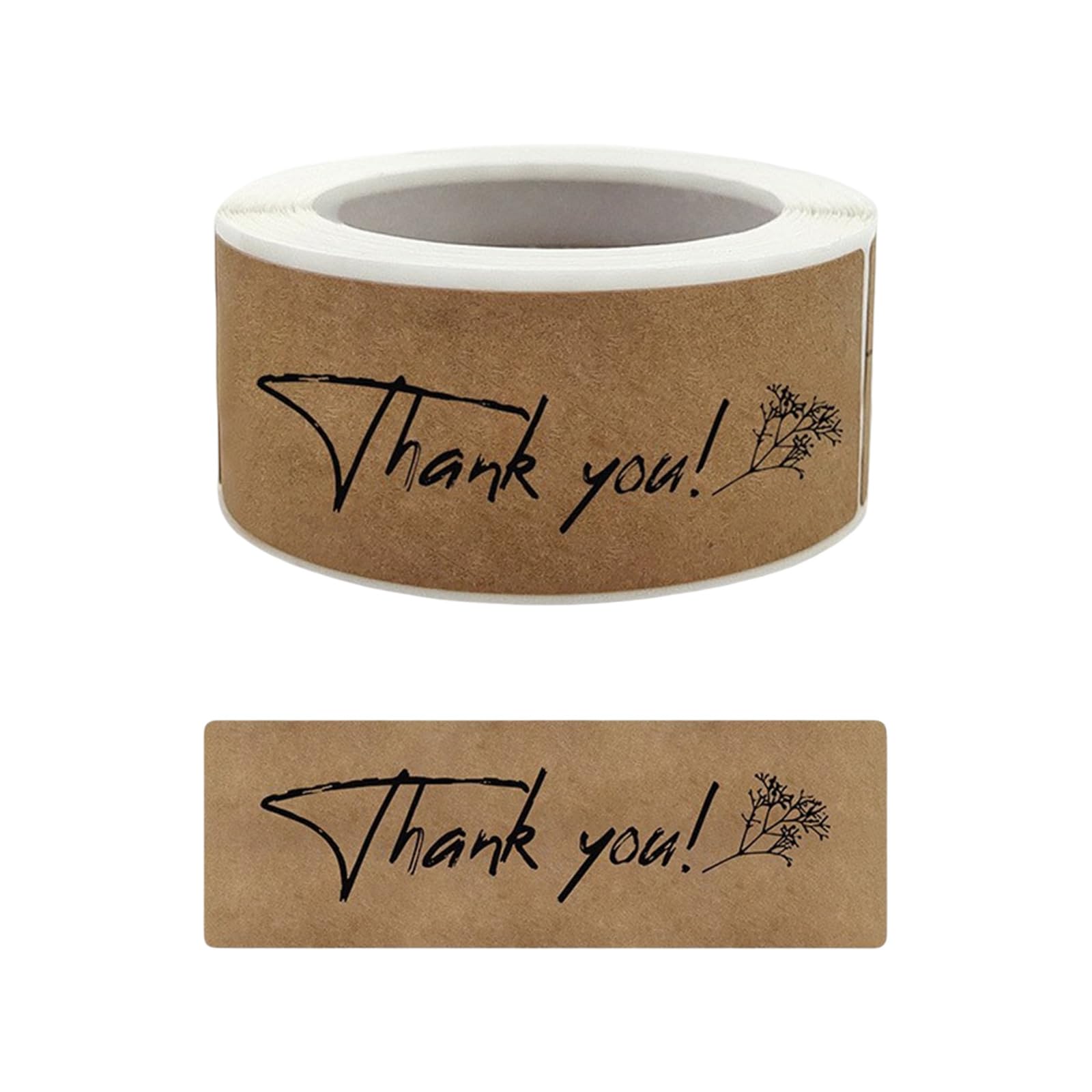 Thank You Stickers Handmade Stickers for Your Purchase, 120 Pcs Thank You Labels for Small Business Retailers and Shops Gift Wrap, Envelopes, Crafts