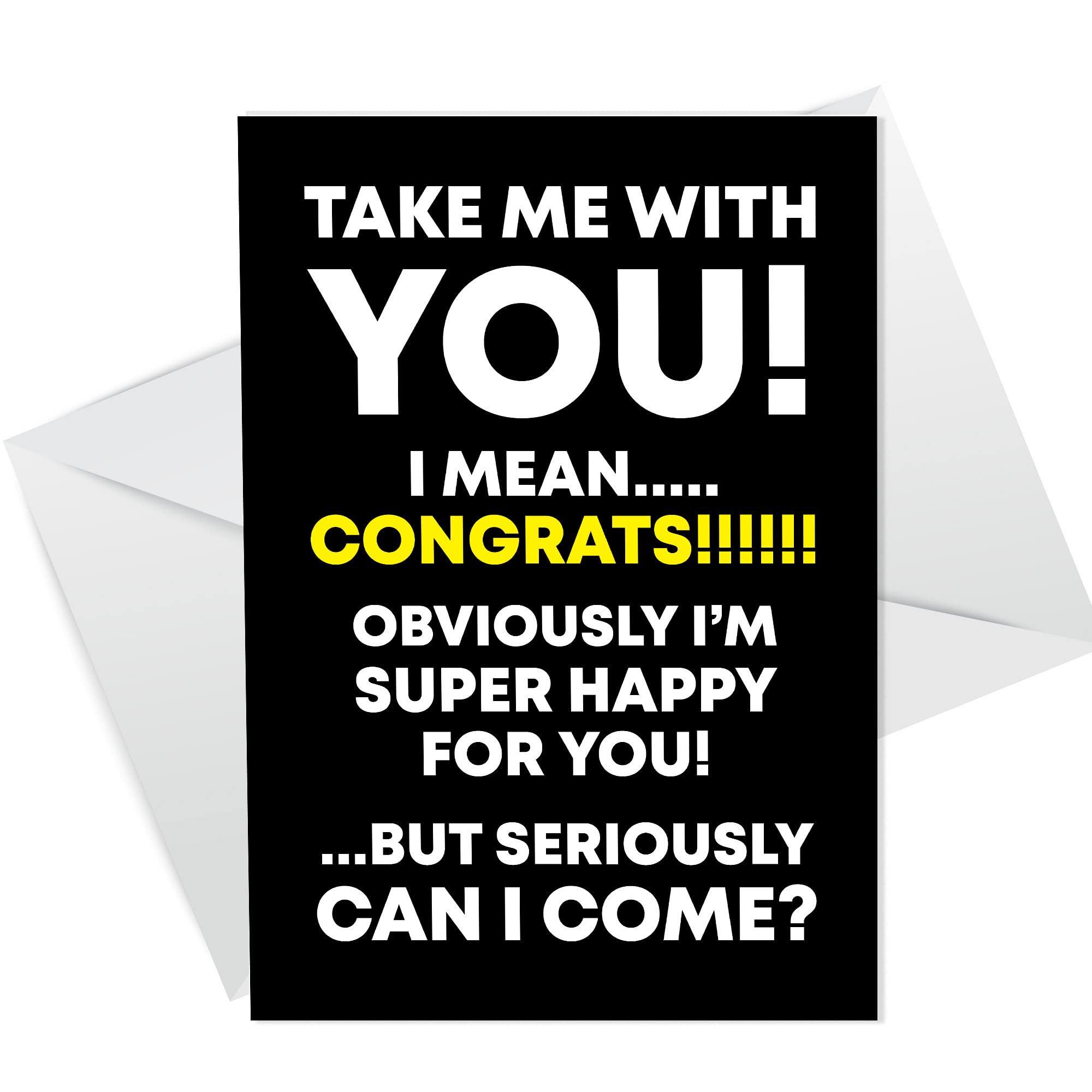 RED OCEAN Funny Leaving Card For Colleague | Cards for New Job | Farewell Coworker Colleague Card | Good Luck Card Congratulations Card | Leaving Job Card