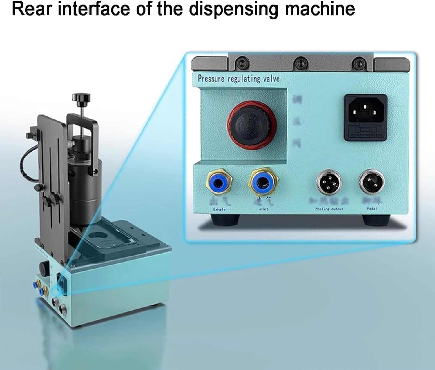 Semi-Automatic Hot Melt Adhesive Dispensing Machine 10CC/30CC with Positioning Molds & Foot Switch for Precision Electronic Applications