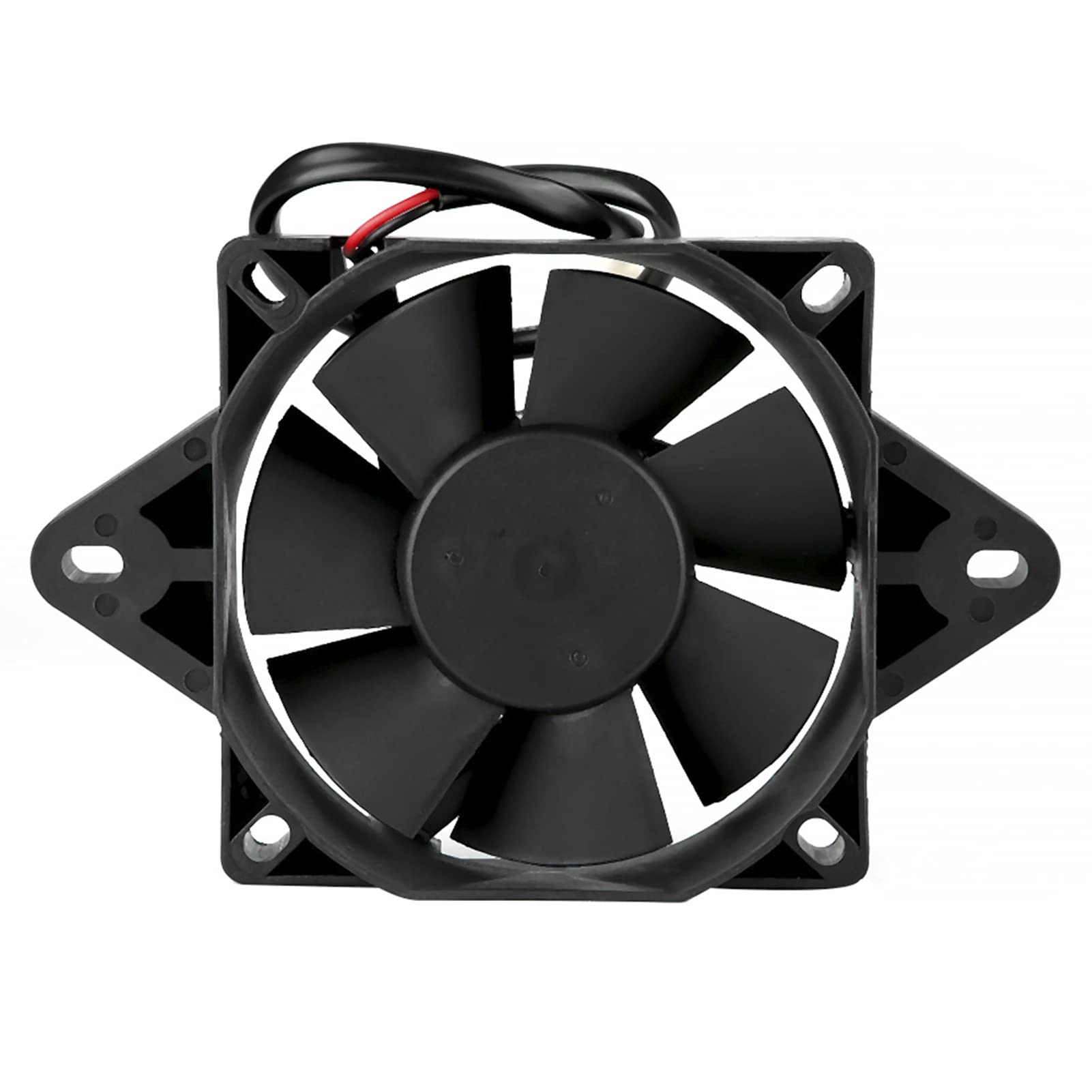 Ventilatore radiatore per moto, ventola di raffreddamento elettrica motore, 12 V/15 W ventola di raffreddamento per moto ATV Karter Quad 150c C 200c C 250c C 250c C Nero