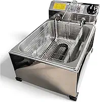 Fritadeira elétrica a óleo 3 litros profissional com Inmetro 110v