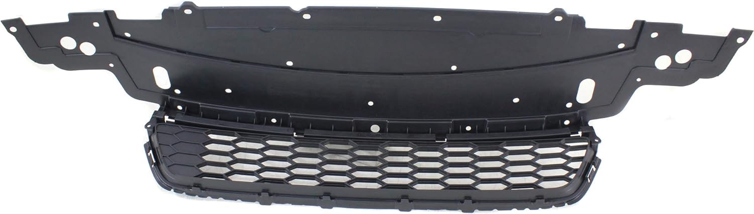 Evan Fischer Bumper Cover Kit Compatible with 2013-2015 Honda Accord, Front, Primed, includes Bumper Grille and Grille