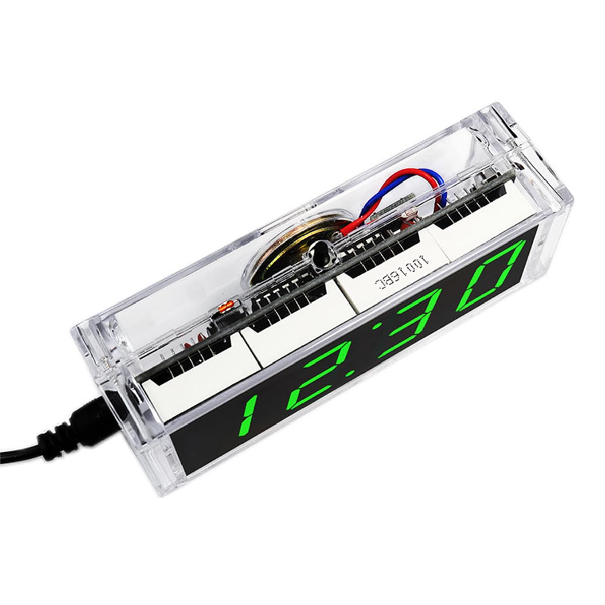 Kit Orologio Digitale Fai-da-Te A LED Con Data E Temperatura - Modello 4 Cifre - Per Principianti E Appassionati Di Elettronica