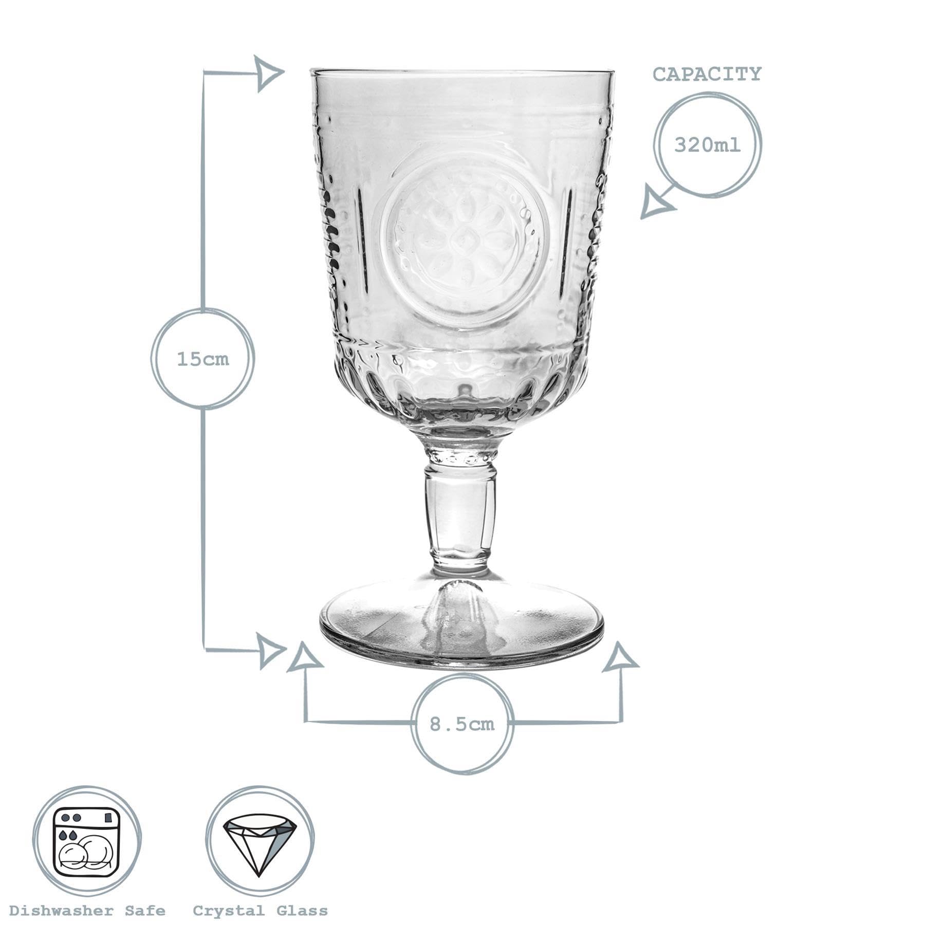 Bormioli Rocco Romantische Weingläser - 320ml - Klar - Pack Von 12