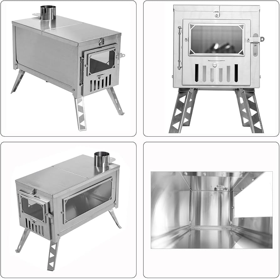 たしろ屋 Fbsport 薪ストーブ2.5M煙突 防寒対策ステンレスストーブ