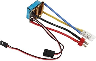 Changor Bidirectional ESC, Brushed ESC 480A Universal Waterproof Long Lasting T Head for 1/8 Electric Caravan Truck