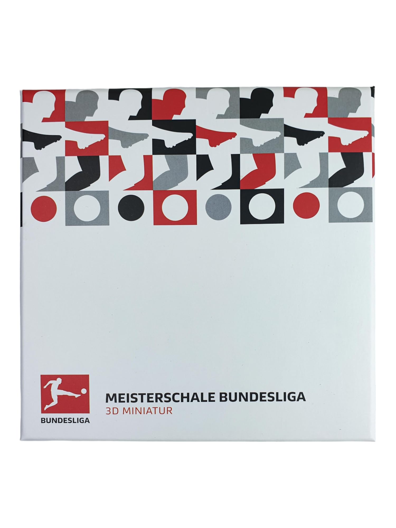 Trophäe 150 mm in Acrylplatten - 3D Nachbildung der DFL Meisterschale Bundesliga | 150 mm Acryl | Verpackt in Geschenkbox